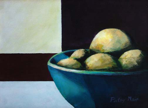 Blue Bowl Giclee Print by Patsy Mair